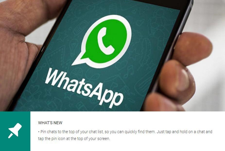 WhatsApp PIN chats feature launches for Android users