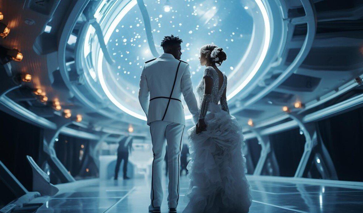A Tech-Savvy Union: Groom’s Futuristic Wedding Day Choice Sparks Viral Sensation
