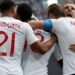 england football team celebrating victory