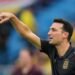 lionel scaloni argentina colombia match reaction