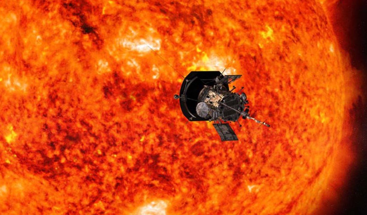 Parker Solar Probe spacecraft approaching the Sun