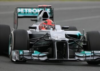 Mercedes-AMG Petronas F1 Team logo and Adidas