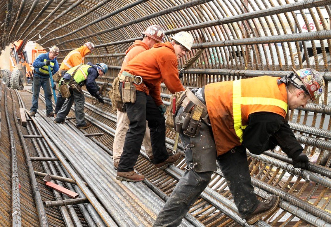 Australian steel industry workers