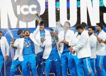 India cricket team celebration 2025 Champions Trophy