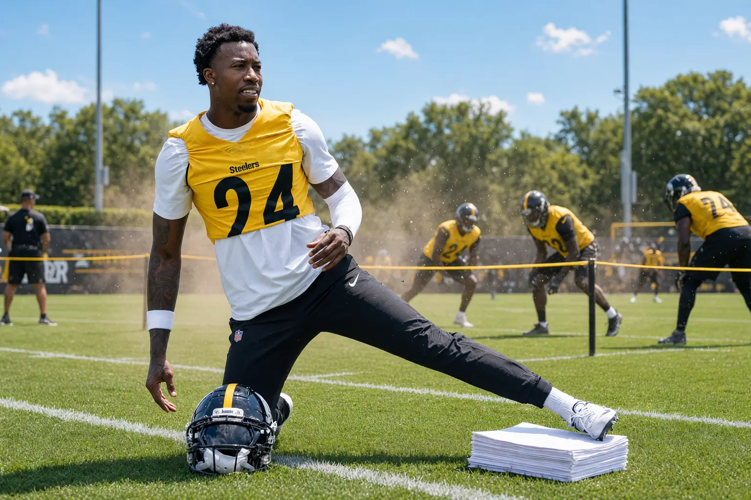 Joey Porter Jr Steelers PUP contract hold-in standoff