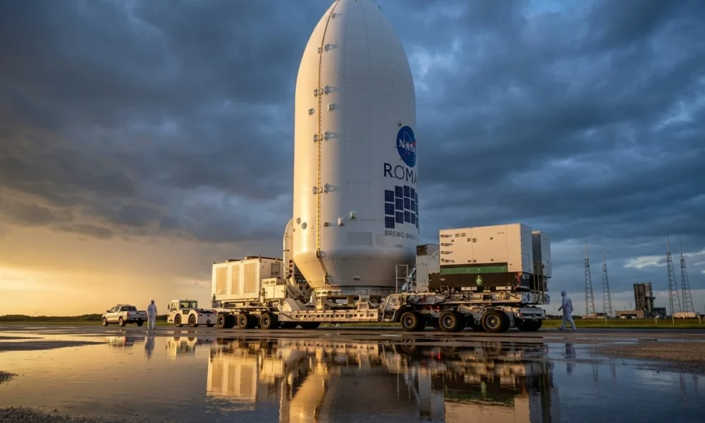 Nancy Grace Roman Space Telescope encapsulated fairing Kennedy launch