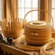 Nantucket friendship basket handmade lidded purse waitlist