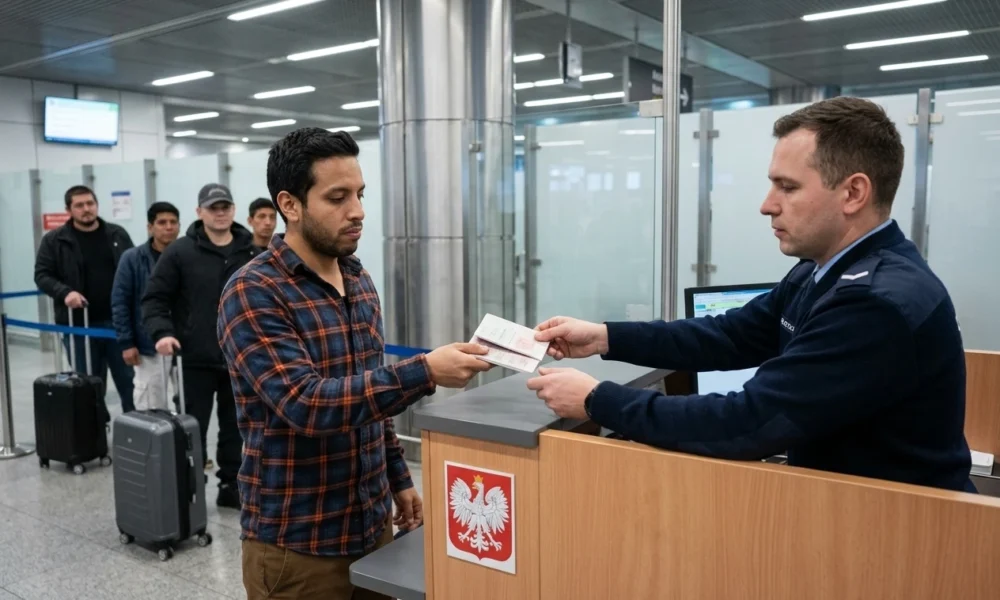 Poland work visa rules Colombia Georgia Venezuela workers