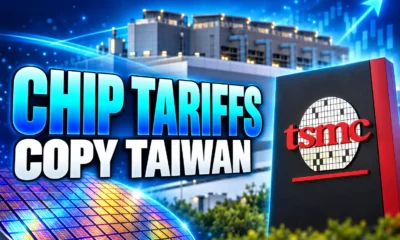 chip tariffs copy Taiwan Lutnick US factory pledges