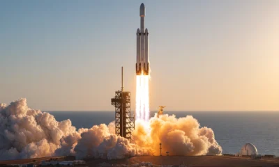 Nancy Grace Roman Space Telescope Falcon Heavy sunrise launch
