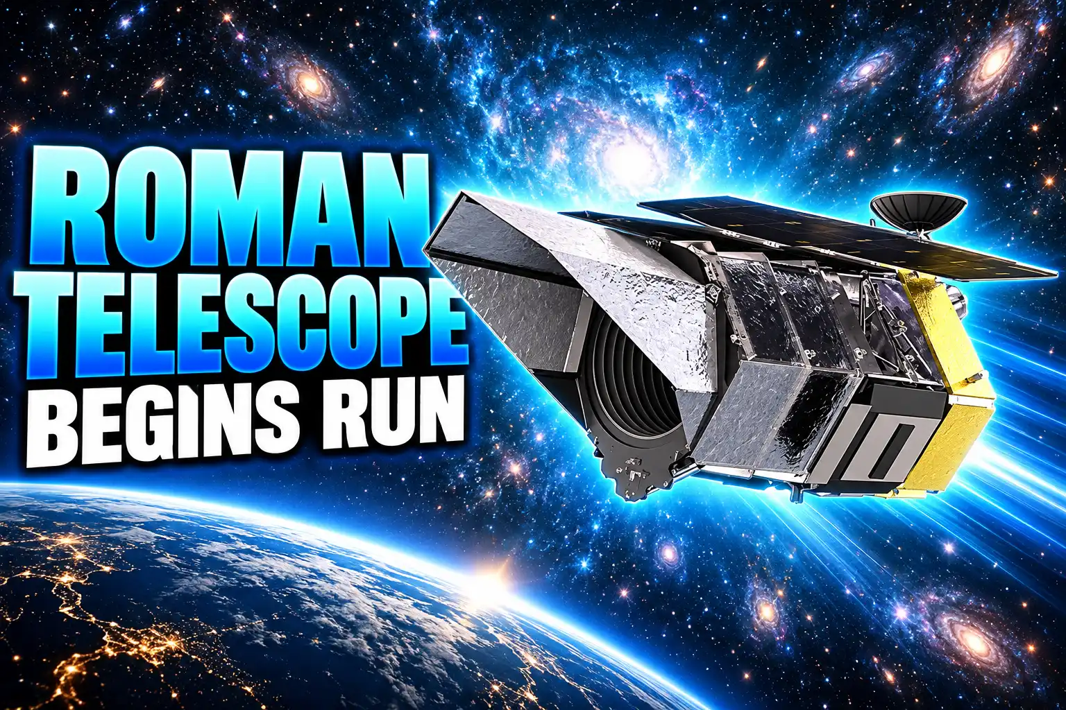 Roman Space Telescope begins million-mile survey after Falcon Heavy