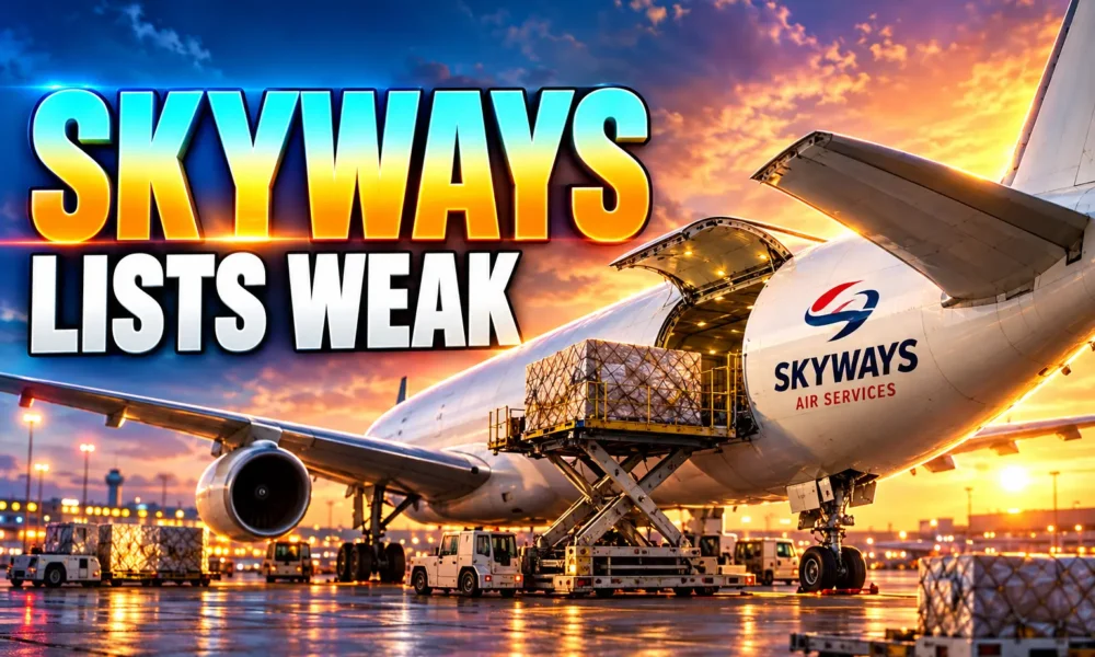 Skyways Air Services IPO lists 10 percent below issue