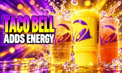 Taco Bell 120mg energy cups national menu launch