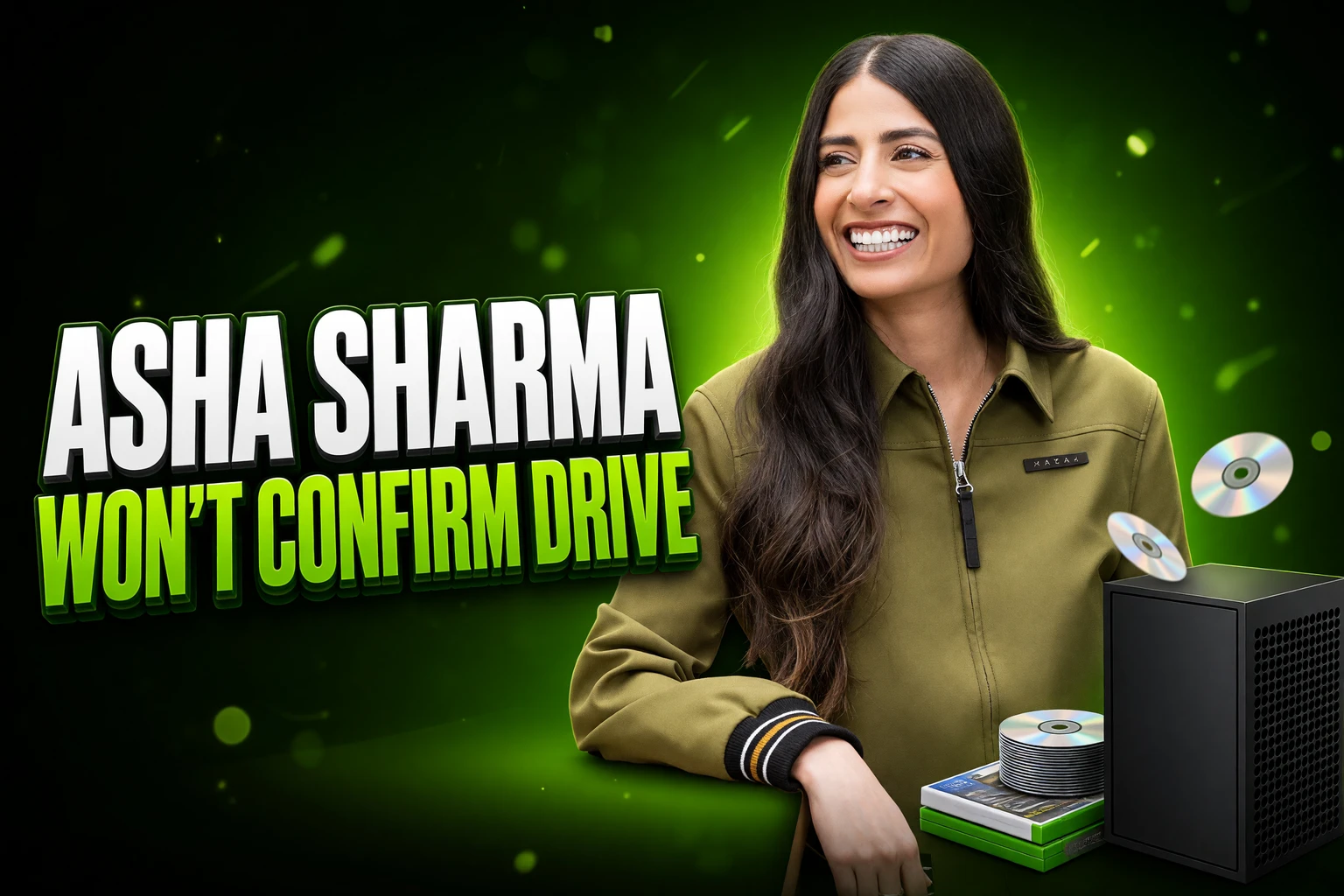 Asha Sharma Xbox Helix disc drive not confirmed