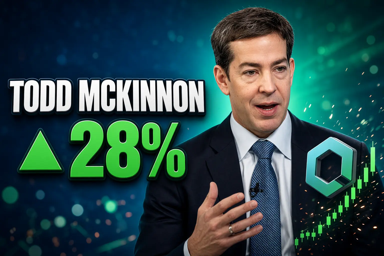 Okta stock jump Todd McKinnon 28 percent