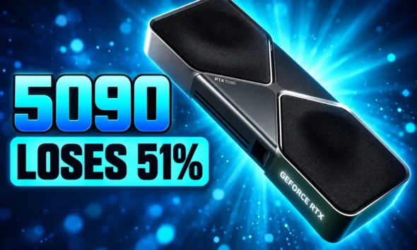 RTX 5090 DLSS 5 loses 51 percent 4K