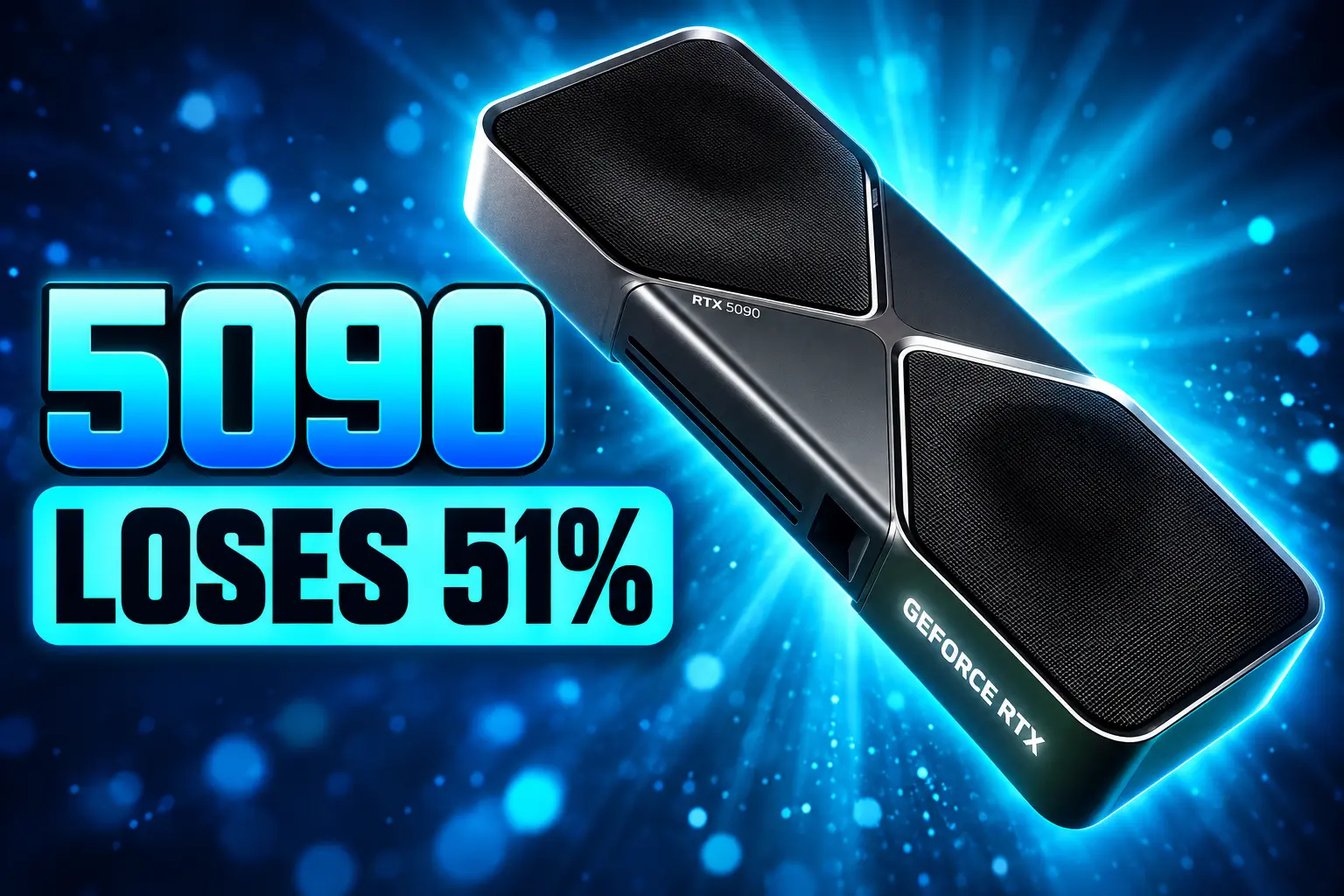 RTX 5090 DLSS 5 loses 51 percent 4K