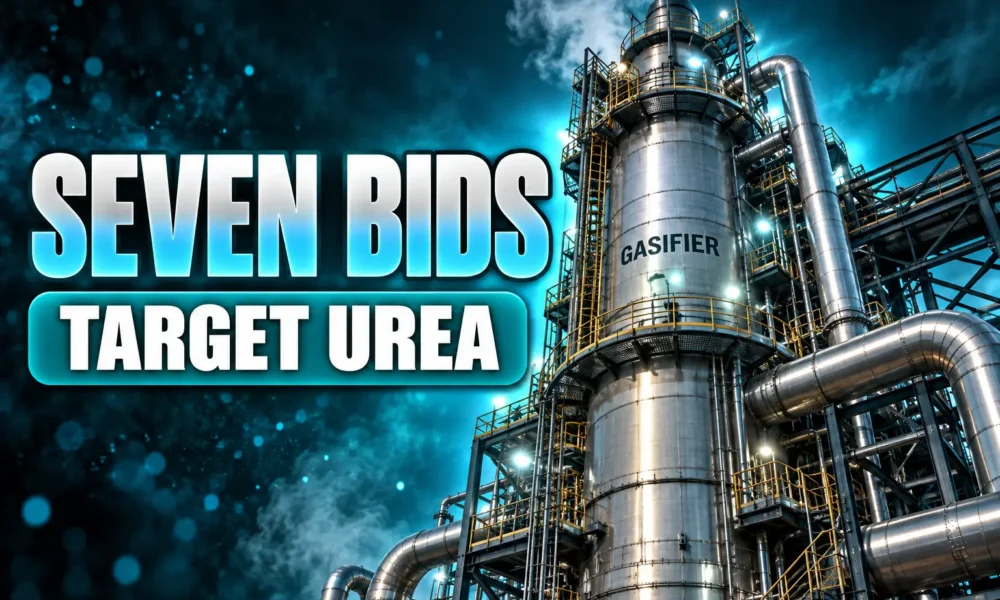 seven coal gasification bids target urea plants