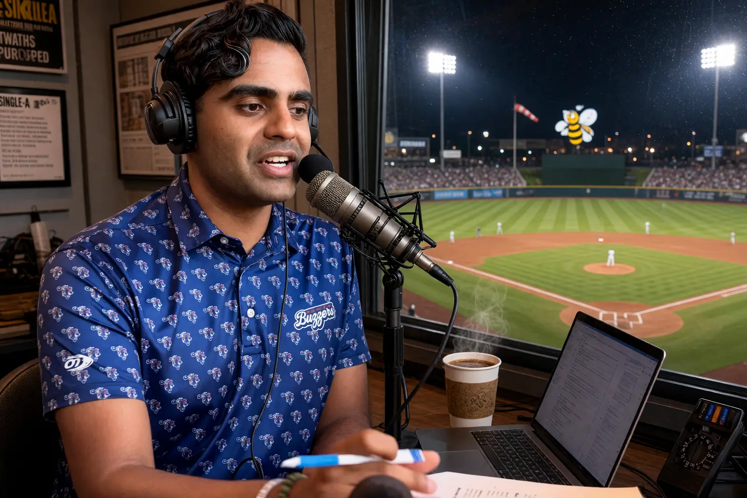 Sid Iyer Ontario Tower Buzzers minor league broadcaster