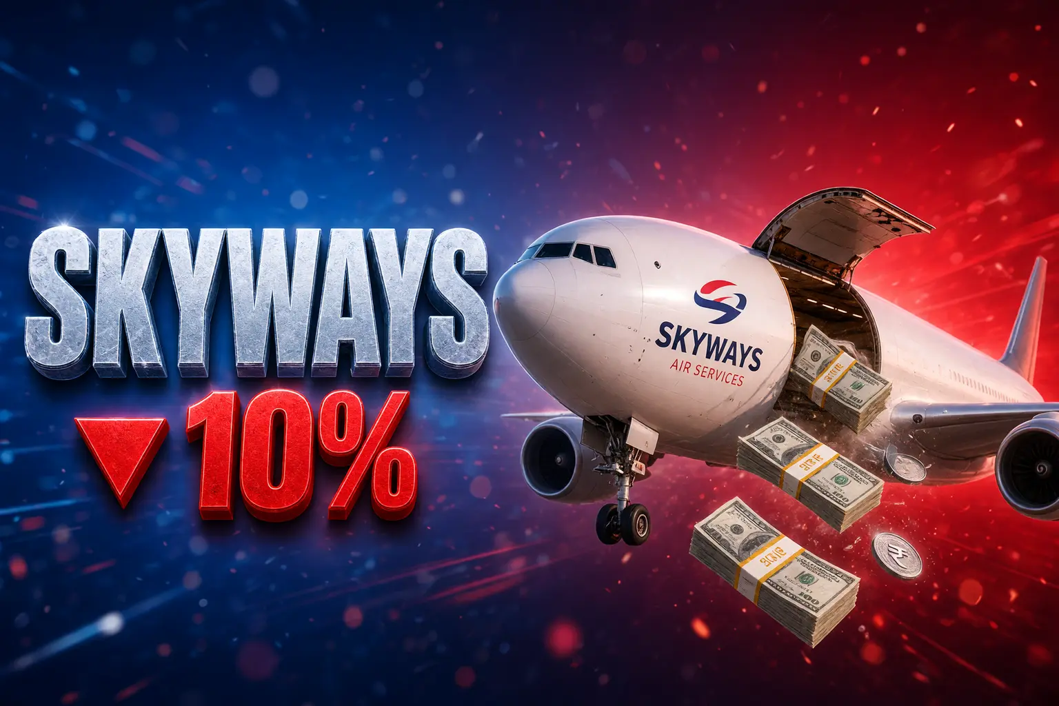 Skyways Air Services IPO NSE open Rs 124 discount