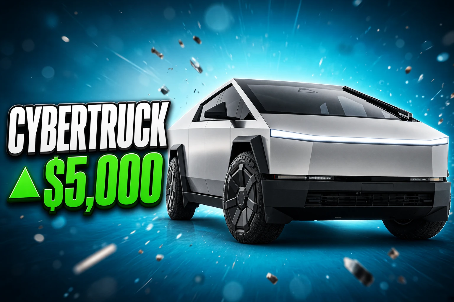 Tesla Cybertruck Dual Motor AWD new $74990 US sticker