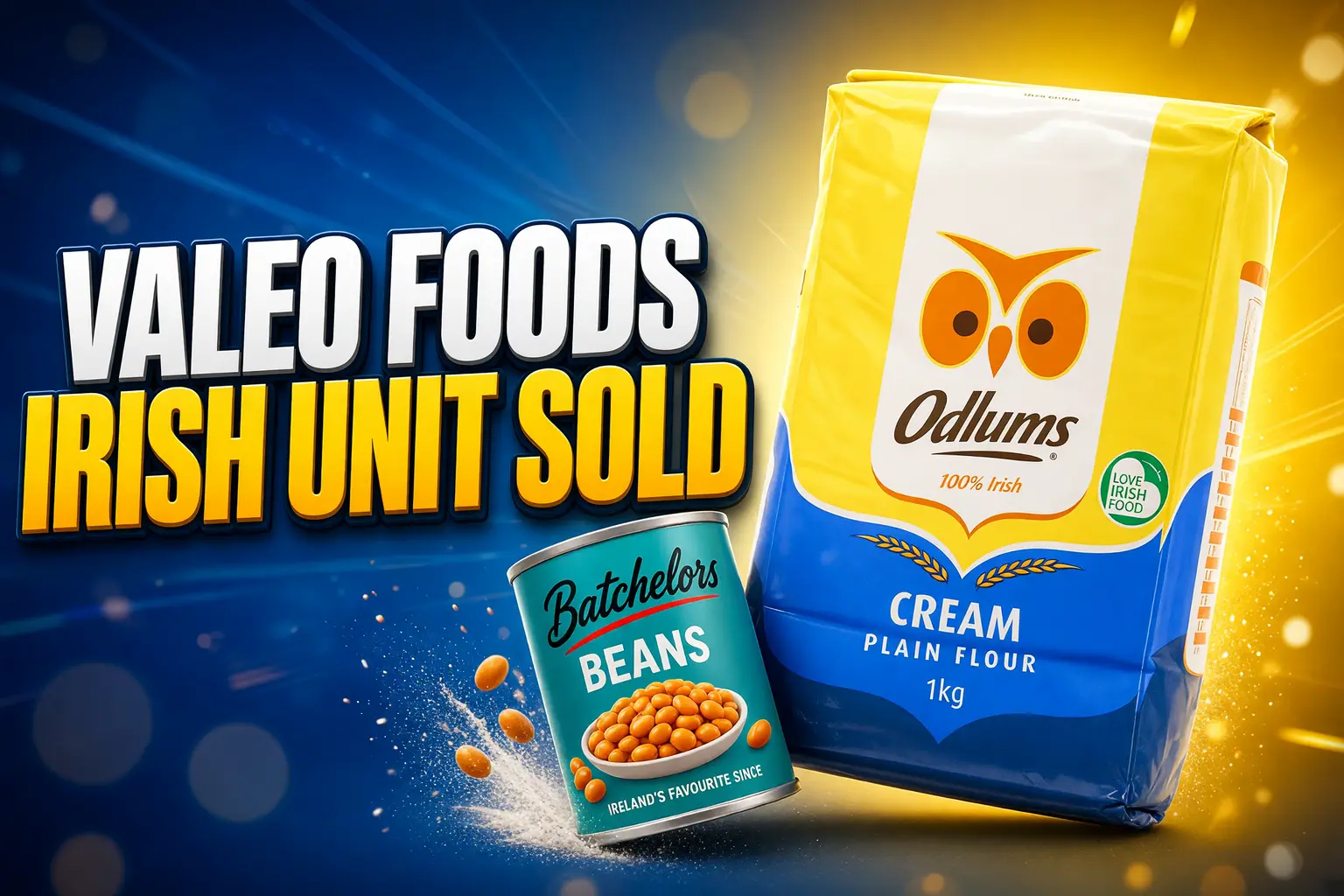 Valeo Foods Ireland grocery sale Odlums Batchelors
