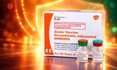 Shingrix AS01 adjuvant 9 percent lower heart disease
