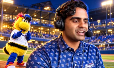 Sid Iyer broadcasts Ontario Tower Buzzers games