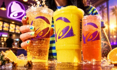 Taco Bell 120 milligram energy cups national menu