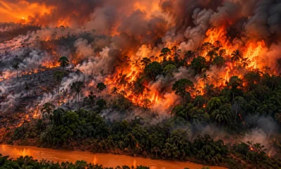 Amazon carbon emissions human fires INPE aircraft study
