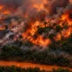 Amazon carbon emissions human fires INPE aircraft study