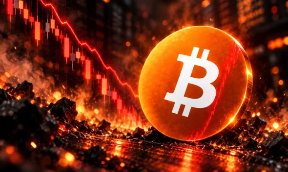 bitcoin below 82000 liquidations kospi circuit breaker