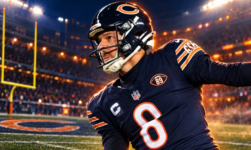 Cairo Santos 58-yard field goal Bears Patriots