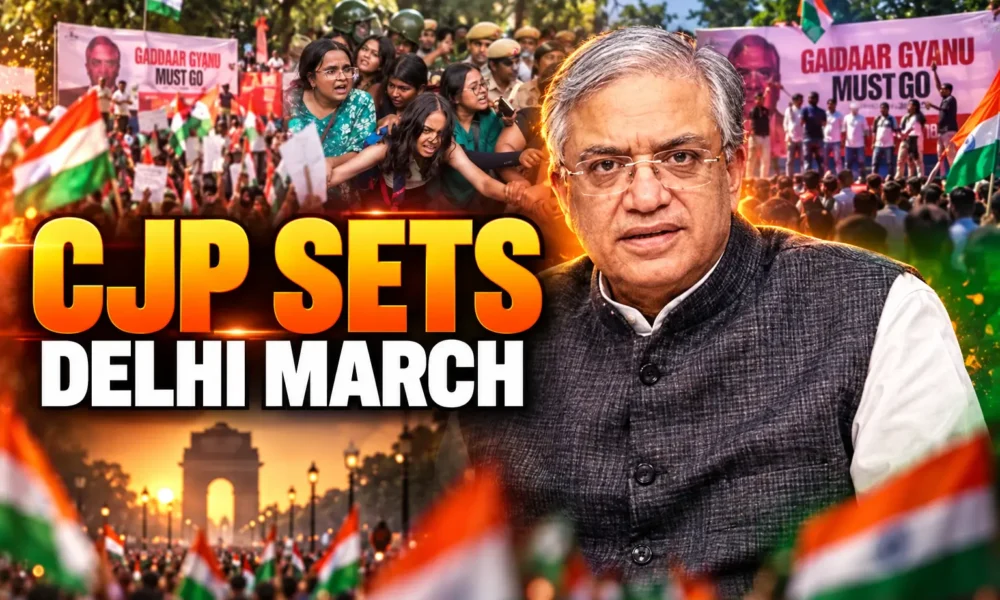 CJP protest Gyanesh Kumar resignation SIR voter rolls