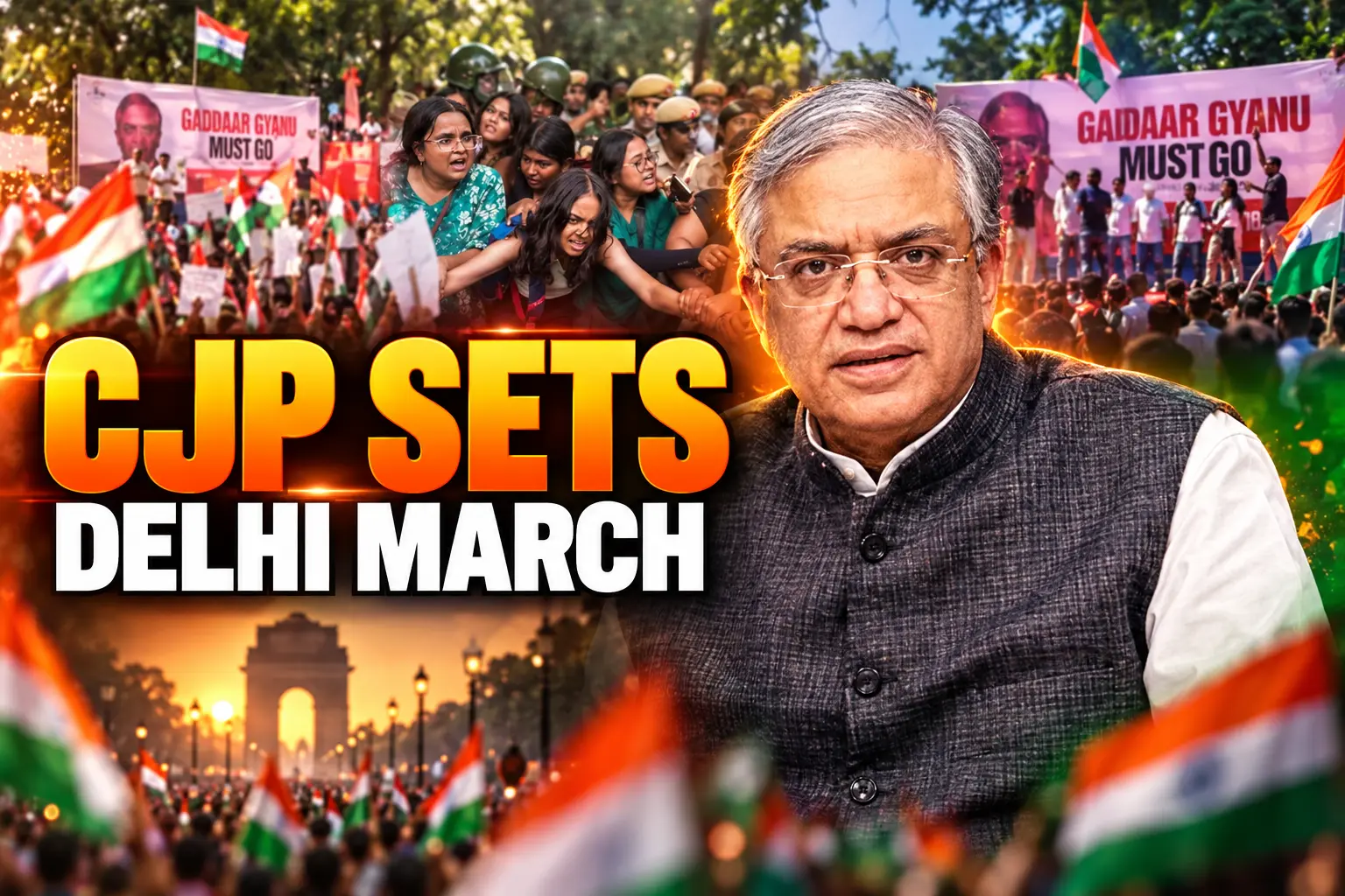 CJP protest Gyanesh Kumar resignation SIR voter rolls