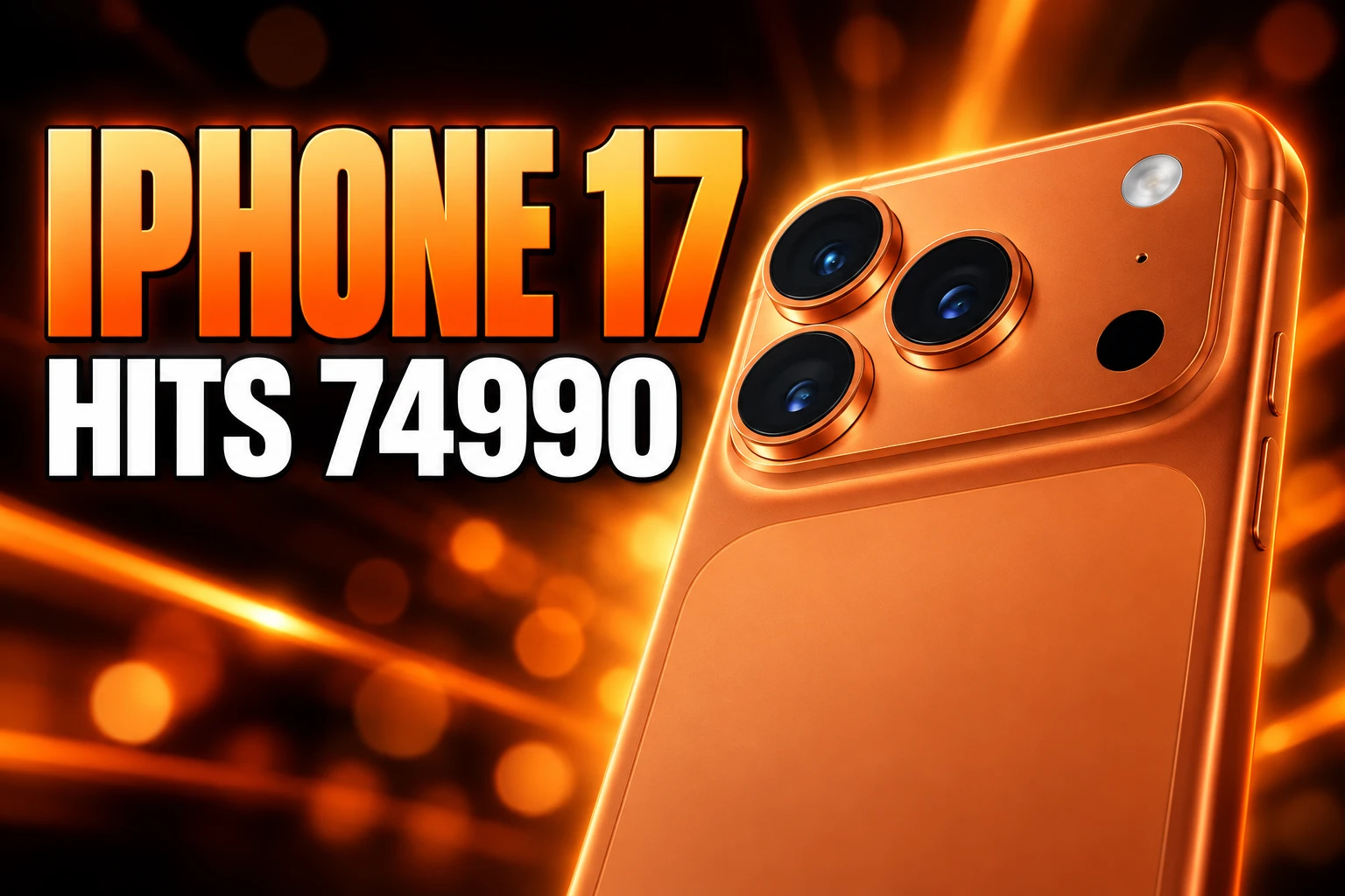 Croma iPhone 17 Pro Max Rs 74990 exchange deal