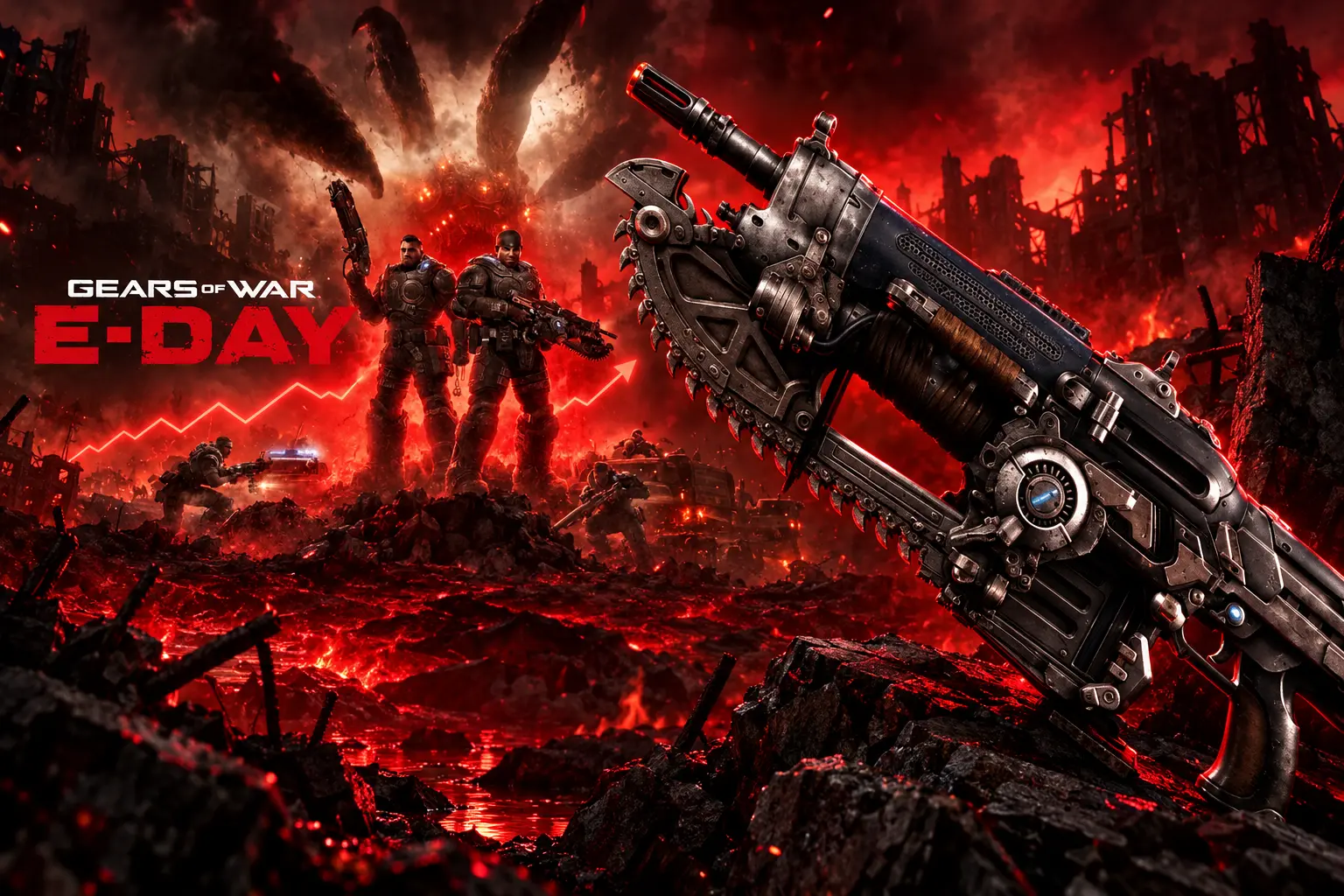 Gears of War E-Day Xbox sales Game Pass first week