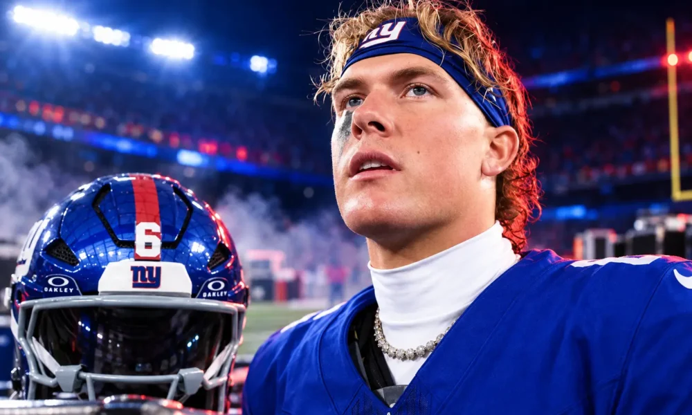 Jaxson Dart Giants injured reserve meniscus surgery