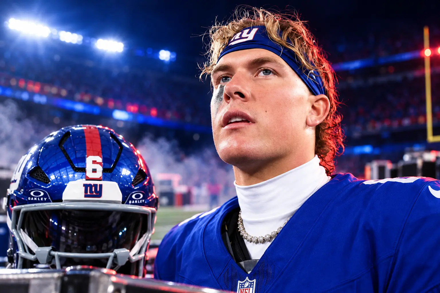 Jaxson Dart Giants injured reserve meniscus surgery