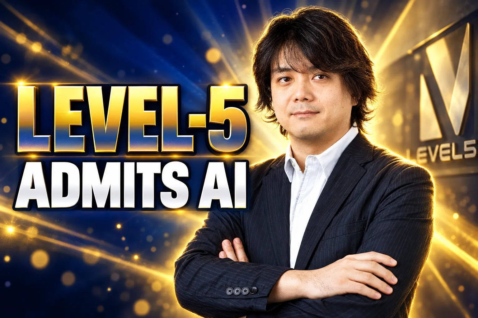 Level-5 Akihiro Hino generative AI showcase apology