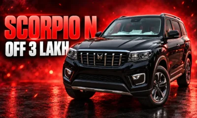 Mahindra Scorpio N older stock Rs 3 lakh discount