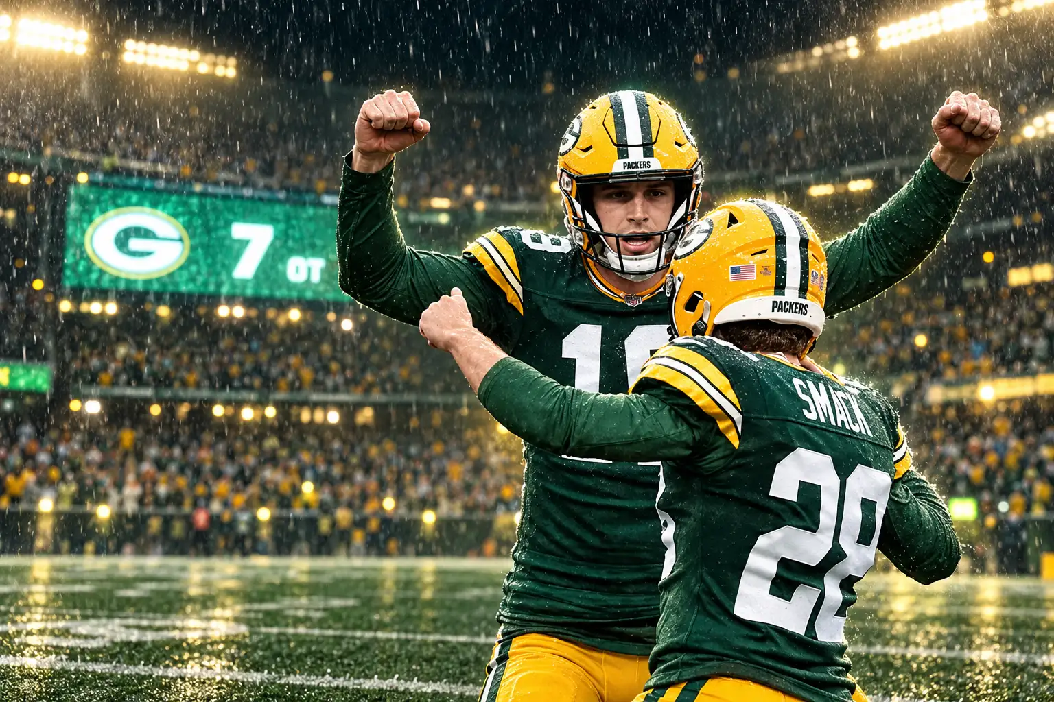 Packers beat Jets 20-17 on Smack overtime kick