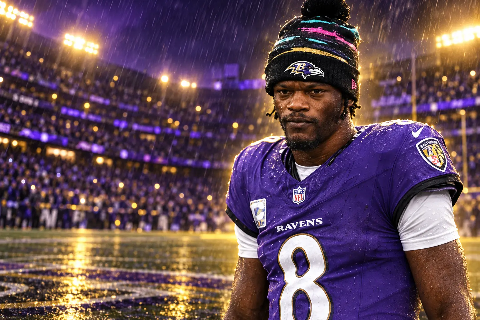 Ravens hold off Titans after Lamar Jackson ankle injury